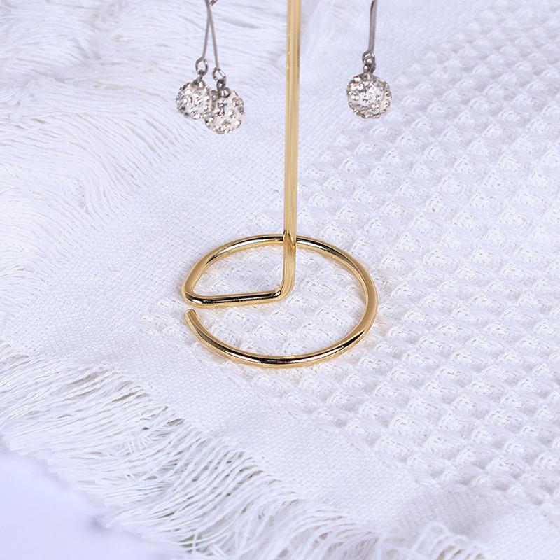 Jewelry Display Rack Metal T-Shaped Earrings Necklace Storage Holder Stand Show Charms Universal Professional Showcase