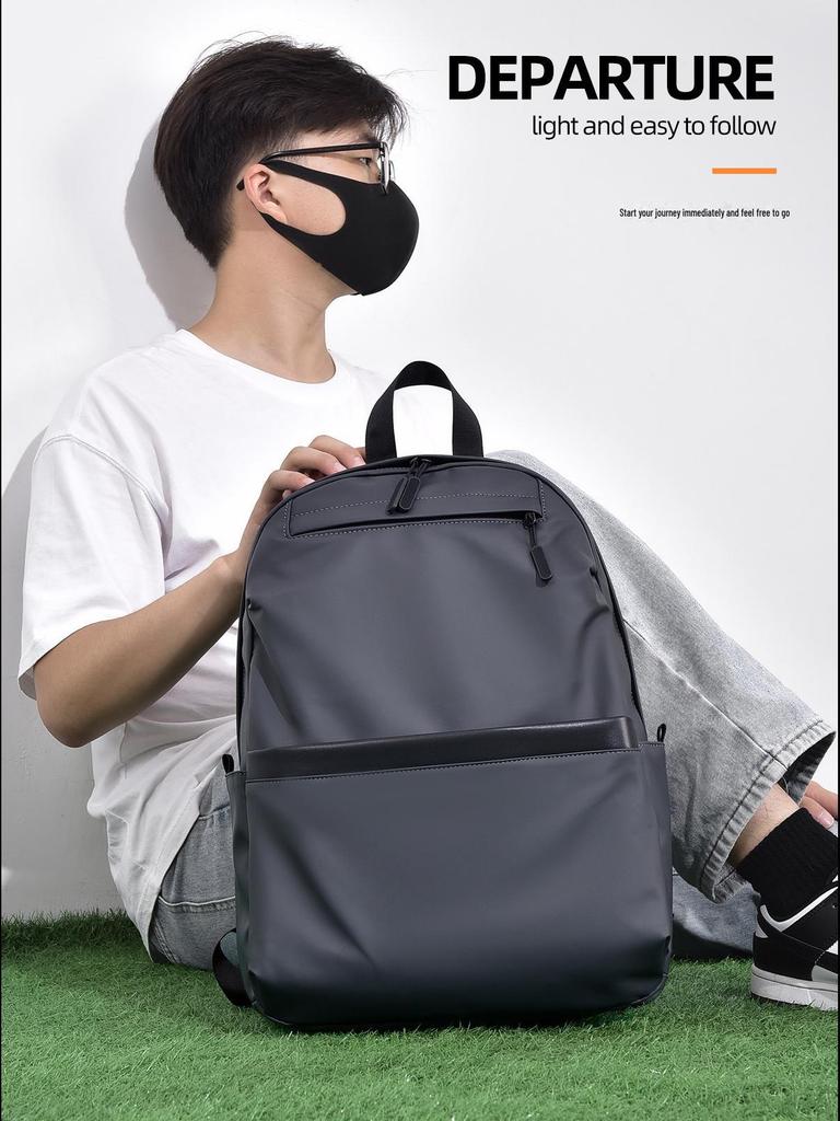 Stylish Large Capacity 15.6" Laptop Backpack - Trendy, Simple, Leisure Commuter Design