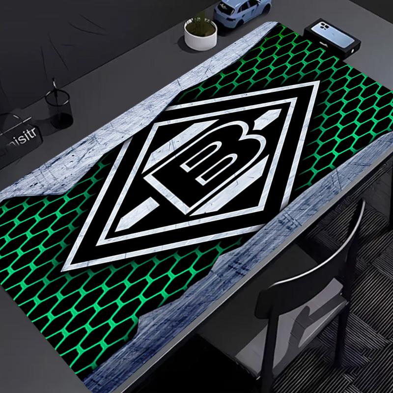 Borussia Mönchengladbach LOGO Mouse Pad - Non-Slip Rubber Base, Smooth Surface for Work,Gaming,Office,And Home Use, Desk Mouse Pad