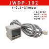JWDP-101 Vacuum Negative Pressure Digital Gauge Sensor 2-Way NPN PNP M5 Range -100.0 to +100.0 KPA -0.1 to +1.0 MPA