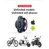 Водонепроницаемый пульт управления на руль мотоцикла, Bluetooth 5.4, 22-дневная батарея, управление через гарнитуру