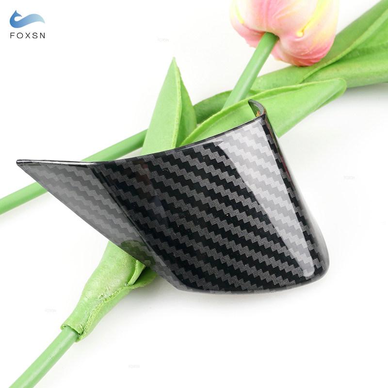 Стайлинг автомобиля ABS текстура из углеродного волокна, крышка панели рулевого колеса, накладка для VW Golf 6 MK6 Bora Eos Polo Jetta Caddy