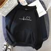 Oversized Letter Print New Hooded Sweatshirt Men Women's Spring Long-sleeved Lazy Style Loose Pullover Women Hoodie Top