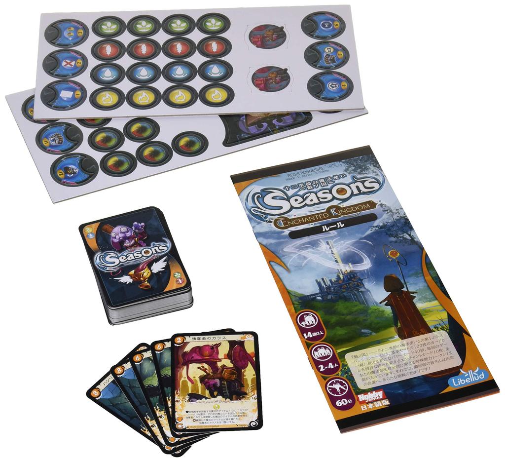 Хобби Япония Волшебник Двенадцати Времен года Волшебная Страна Японская Версия 60 14 лет и Настольная игра (2-4 игрока, минут, более)