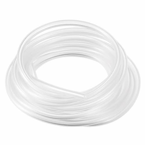 uxcell PVC Hose Tube Vinyl Tube Water Pipe 2mm ID X 4mm OD 3 M Length High Pressure Braided Clear Flexible