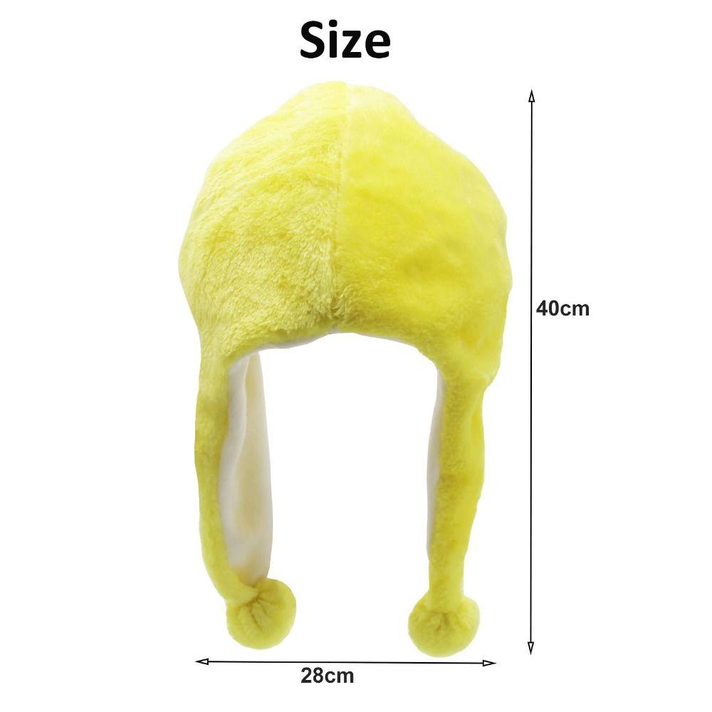 Панда Хаски Детская Плюшевая Шапка-Зверюшка Желтый Утенок Оригинальная Вечеринка Шапка Уютная Смешная Шапка Косплей