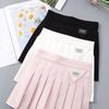 Летняя юбка-полуюбка для девочек Плиссированная юбка Детское однотонное летнее платье Короткая юбка Юбка для девочек