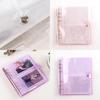 Transparent Sparkling Large Capacity 6hole Album With Pp Cover For Gift Giving And Collecting