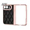 Hinge Protection Shell Faux Leather Phone Case for IPhone-Duo, with Screen Protector & Anti Fingerprint Cover Protection, Rhinestone Cover,