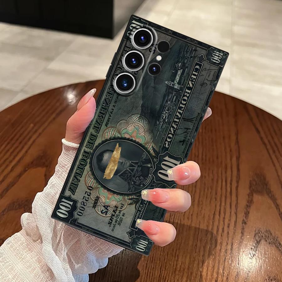 Чехол для Samsung Galaxy S26 S25 S26 S24 Plus S20 Ultra S23 S21 FE S10 S9 Note 20 8 9 10 Funda Чехол для телефона Крутой 100 долларов Банк
