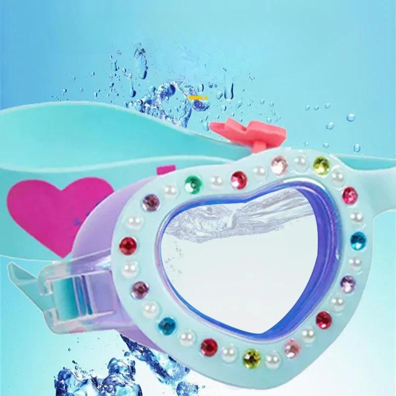 Fashion Children Swimming Glasses HD Waterproof and Anti-fog Goggles for Boys and Girls