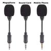 Phone Studio Smartphone Megaphone Stereo Mic Mini Jack Microphone Interview Microphone Recording