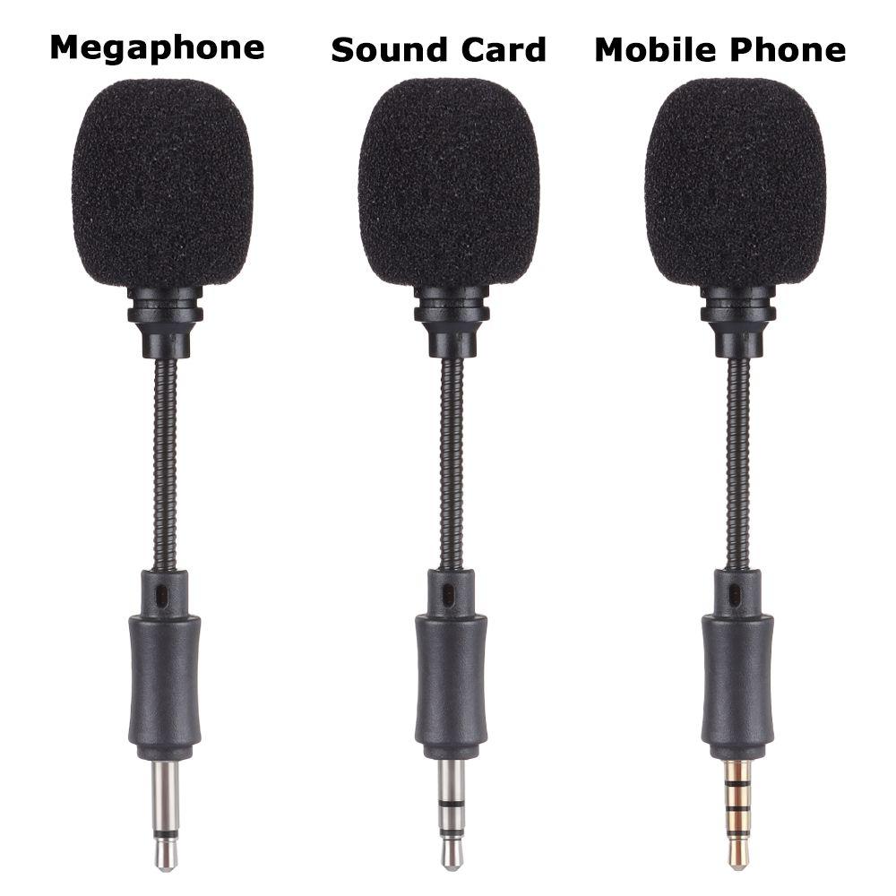 Phone Studio Smartphone Megaphone Stereo Mic Mini Jack Microphone Interview Microphone Recording