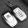 Новый кожаный чехол для ключей из цинкового сплава для Toyota CHR Hilux Fortuner Land Cruiser 200 Camry Corolla Crown RAV4 Highland