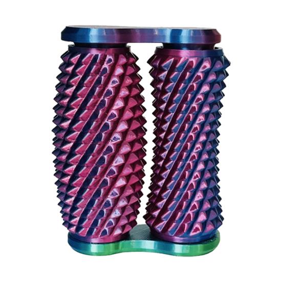 Напечатанная на 3D-принтере колючая роликовая игрушка-непоседа для снятия тревоги и стресса для детей, подростков и взрослых, ручной бугристый массажный ролик