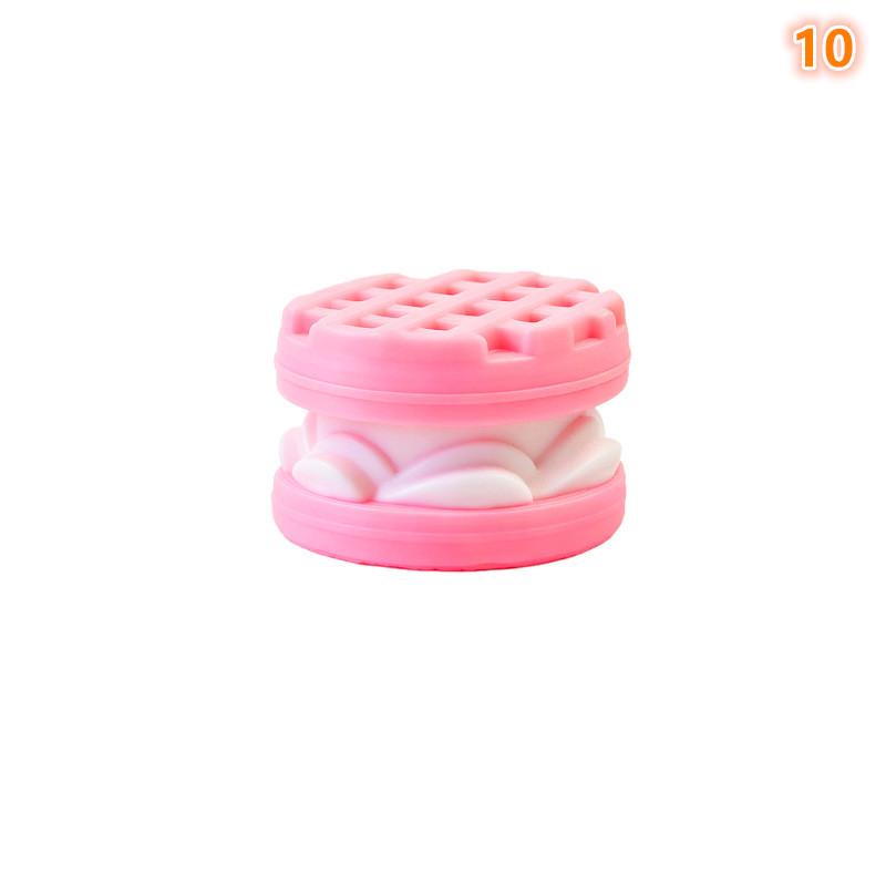 Calming Keychain Keys Finger Button Anti-Stress Toys Rabbit Cake Heart Waffles Funny Decompression Gifts For Children Adults