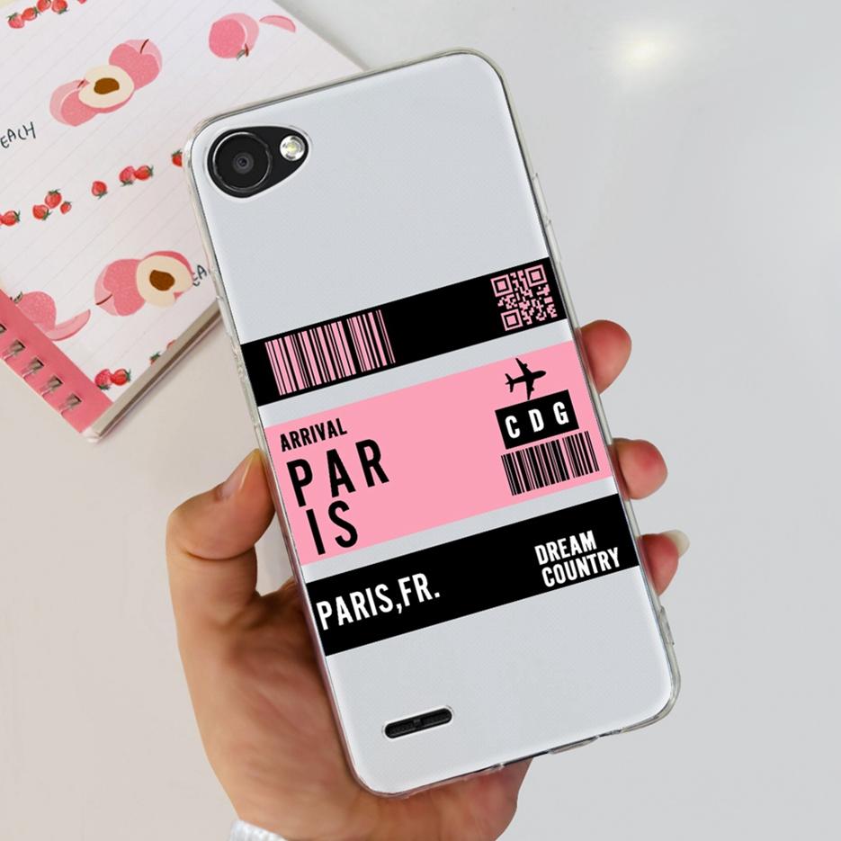 For LG Q6 Case M700 M703 Cute Painted Cover Soft Silicone Phone Case For LG Q6 Q6+ LGQ6 Back Cover Bumper For LG Q6 5.5'' Fundas