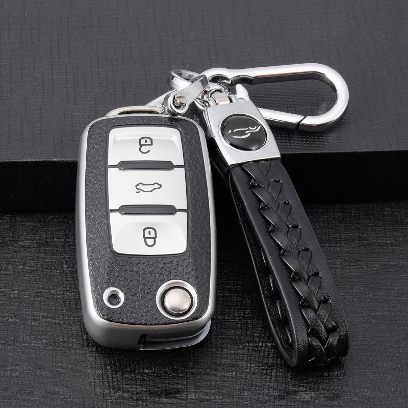 Škoda Octavia Key Cover Jinrui Speed Rapid Spaceback Kodiaq Karoq Rapid Buckle Car Key Case Shell