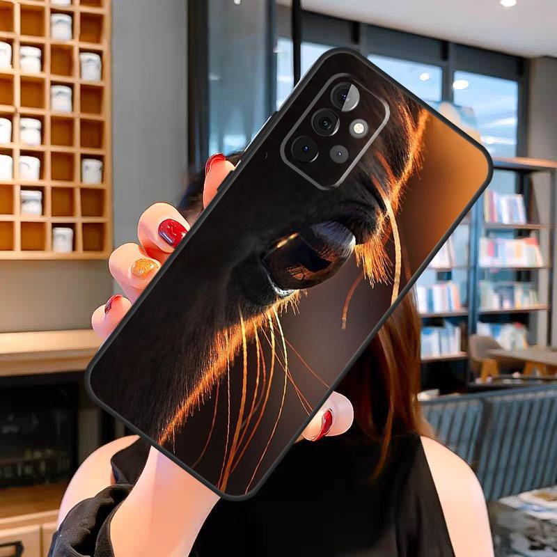 Чехол с лошадью для Samsung Galaxy A14 A34 A54 A13 A33 A53 A73 A52S A51 A71 A12 A22 A32 A42 A52