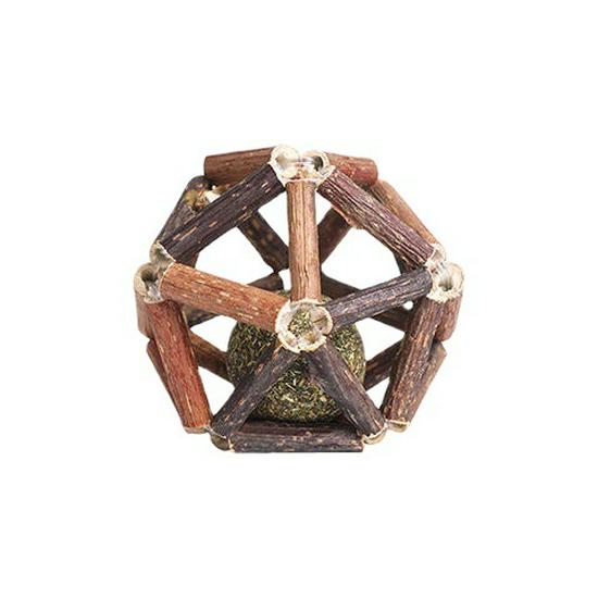 Catnip Matatabi Ball Teaser Toy - Large Teething Bell Ball for Cats.