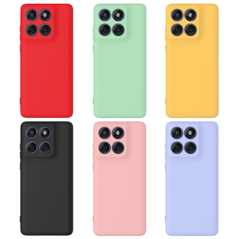 Silicone Motorola Case Liquid For Edge 60 Pro Shockproof Matte Soft Lanyard Cover For Moto Edge 60 Fusion Stylus Edge 50 Neo