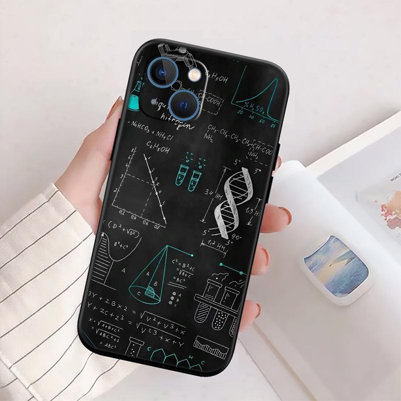 Chemical Maths Equation Formula New High-End Shell Phone Case for iPhone SE X XS XR 16E 17 11 Pro Max 8 7 6 6s Plus Air