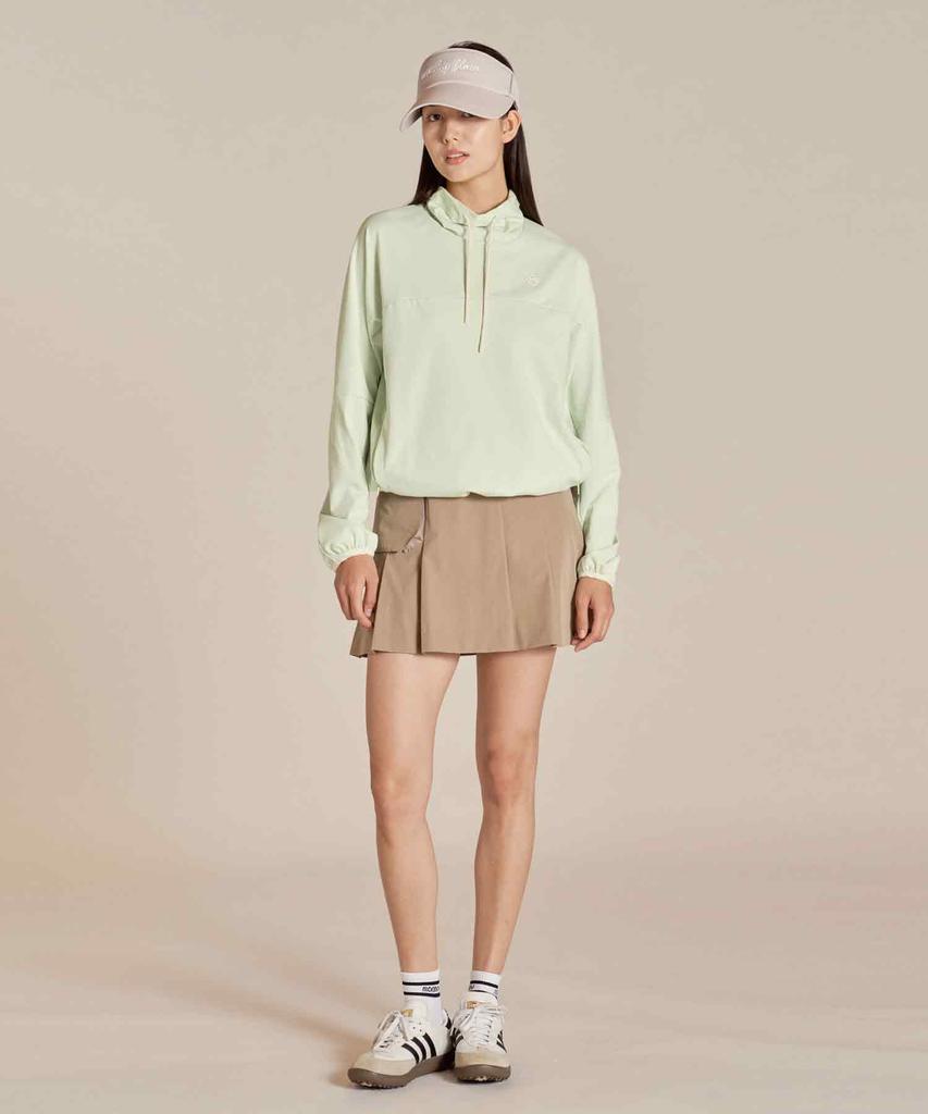 MONDAYFLOW Soft Jersey Pullover Top_Lime