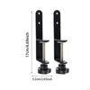 2 Pieces Pegboard Desk Mount Clips Adjustable Accessories for 1- 5cm Tabletop Panel