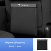 UBFMQ1 Seat Back Storage Bag Magnetic Open PU Leather Garbage Trash Bin Pocket Organizer Car Accessories Key For Tesla Model 3 Y X Coil