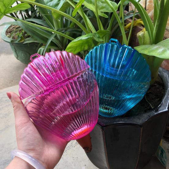 Самополивающиеся колбы для комнатных и уличных растений в форме ракушки, автоматические колышки для полива растений с системой медленного высвобождения для декора растений в домашнем саду