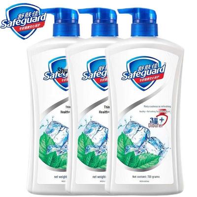 Гель для душа Safeguard Здоровое Освежение Мятный Ледяная Прохлада, 3x720г