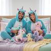 Onesie Kigurumi Pajamas Costume Azure Unicorn : 175-185Cm