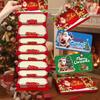 10Card Positions Folding Card Envelope Santa Claus New Year Blessing Bag  Christmas