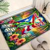 1PC Custom Name Frog Flag Dominoes Theme Floor Mat Ideal for Living Room, Game Rooms, Office, Bedroom,Floor Mat Playful Design