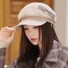 Универсальная шляпа-бант, осенне-зимняя повседневная шляпа, детская, подчеркивающая лицо, маленькая шляпа художника, ретро шляпа газетчика