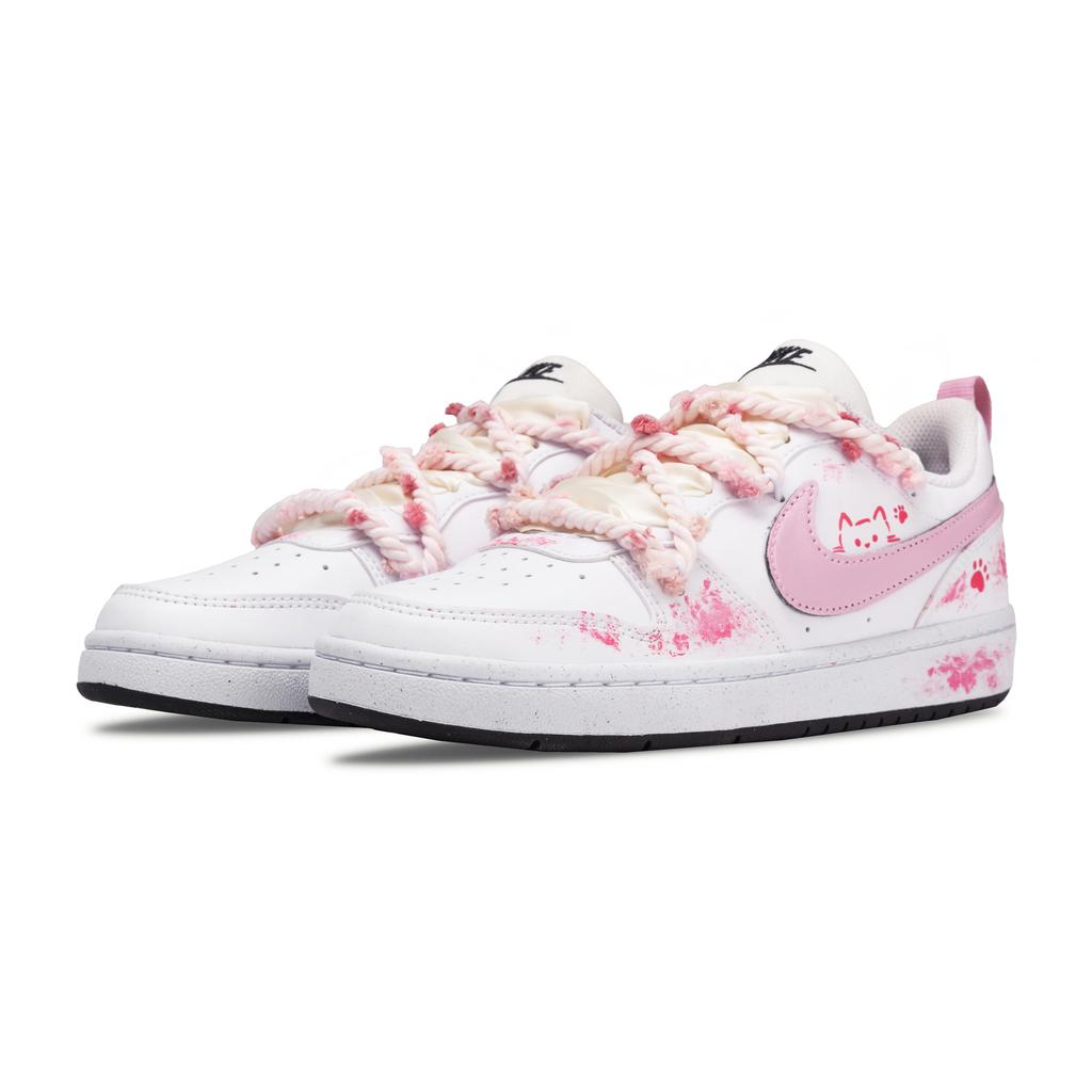 Nike Nike Air Force 1 Низкие износостойкие Детские скейтбордические кроссовки Детские DV5456-104(Команда329-)