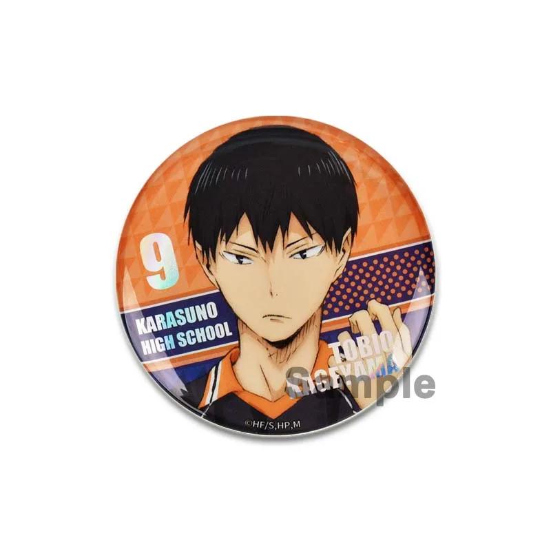 Горячая Распродажа Японское Аниме Haikyuu Жестяные Булавки Рюкзак Смешные Броши Значки Shoyo Hinata Timeskip Sakusa Atsumu Подарочные Периферийные Устройства