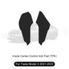 For Tesla Model 3 Highland 2024 Center Leather Kick Mat Model 3/Y - TPE Waterproof Mat on Both Sides of Center Control