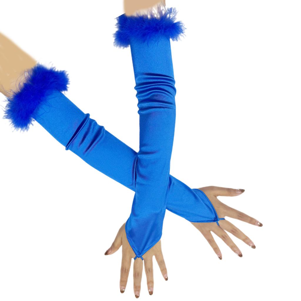 Elegant 1920s Party Fingerless Gloves for Women Long Length Arm Sleeves for Various Occasion Teaparty Dressingup Armwear