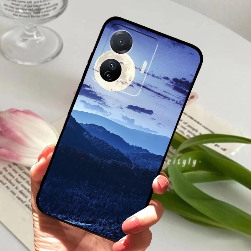 Чехол для Vivo iQOO Z6 5G Z6x Тонкий Ударопрочный Силиконовый Черный Матовый TPU Чехол для Телефона Для iQOO Z6 Pro Защитный Бампер Z6 Lite Fundas