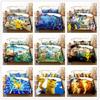 Cartoon Animation Digital Printing Bedding Quilt Cover Microfiber Polyester Cotton Three-Piece Set