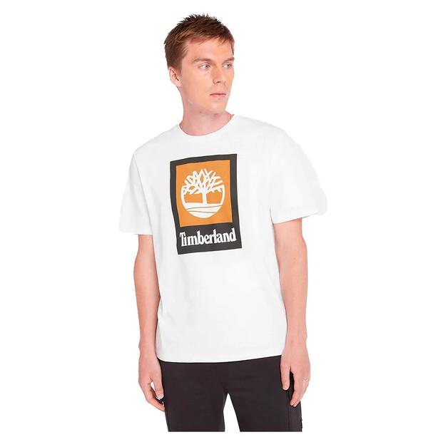 Timberland Футболка с коротким рукавом Stack Logo Colored