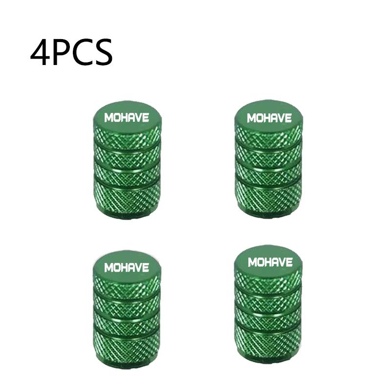 AABJC1 4pcs For KIA MOHAVE Car Wheel Tire Valve Caps Tyre Stem Covers Airdust Waterproof Accessories