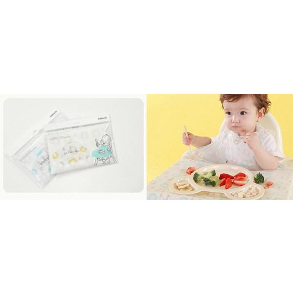 Babyclaw одноразовые нагрудники для детского питания самостоятельного приготовления, 10р, синие, 10 шт.