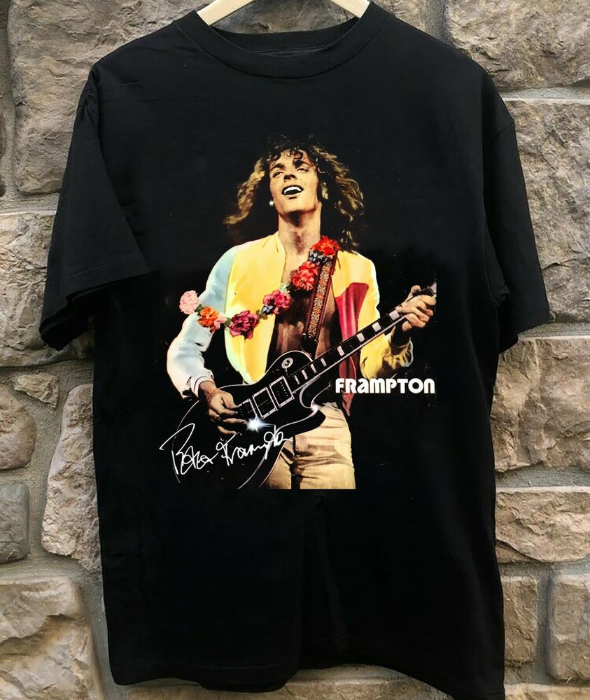 Peter Frampton Signature Guitar Shirt Black Unisex S-5XL