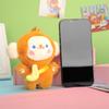 Cute Creative Backpack Pendant Cartoon Gift Little Monkey Keychain Plush Banana Monkey Doll Car Keychain Female