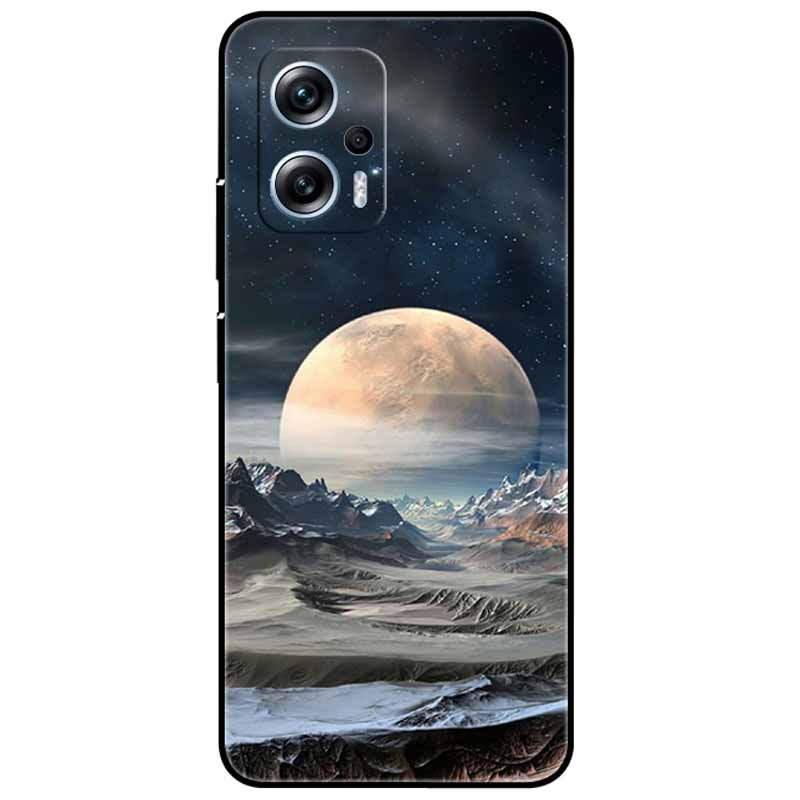 Чехол для Xiaomi Poco X4 GT 6,6'' Кот Волк ТПУ Силикон Мягкий Coque Fundas для Poco X4 GT 5G Чехол Черный Край Милый PocoX4 X 4 GT
