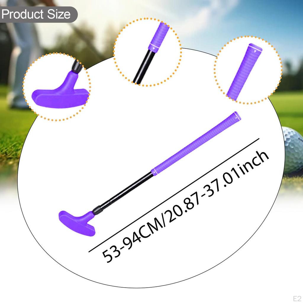 Выдвижной гольф-паттер, клюшка для паттинга, для правшей или левшей, легкий, для обеих рук