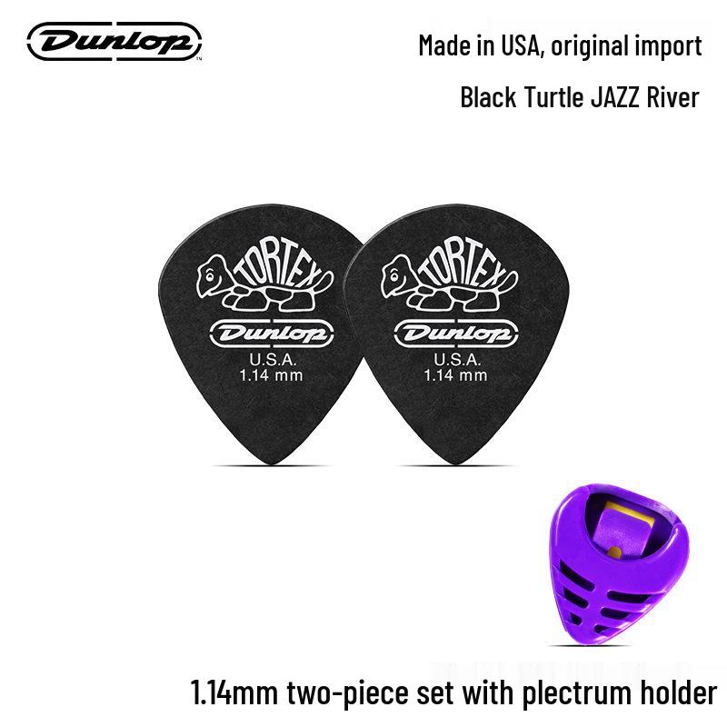 Six-Pack Dunlop Jazz3 Small Frosted Turtle Wood Guitar Picks