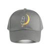 Cat Moon Vinyl Home Decor Sticker Baseball Cap Fashion Unisex Sunhat Womens Outdoor Sports Snapback Cap